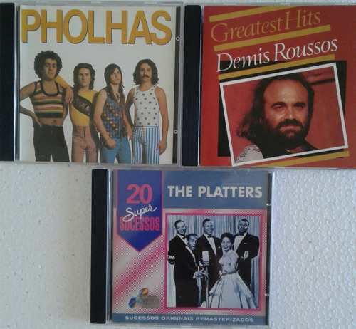 Pholhas/ Demis Roussos/ The Platter - 03 Cds Originais 