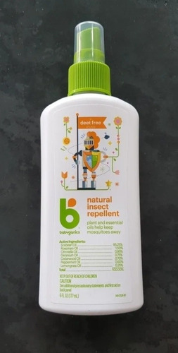 Repelente Babyganics Spray 177ml