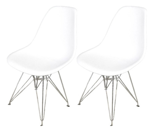 Silla Eames Eiffel De Comedor Cocina Calidad Set X2 Grupo Sl