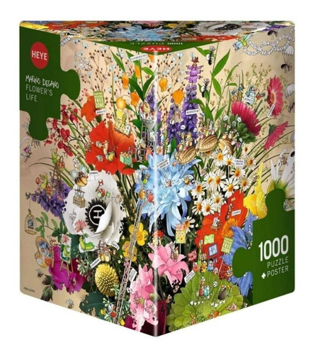 Puzzle Heye 1000  Flowers Life