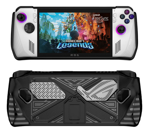 Funda Protectora De Tpu+pc Con Soporte Para Asus Rog Ally