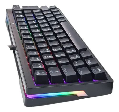 Teclado Mecânico Rgb 63 Teclas E Hotswap Pei-fr06 | Parcelamento