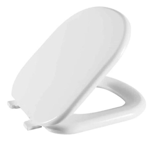 Assento Sanitário Tampa De Vaso Soprano Ideal Paris Branco Cor Cinza