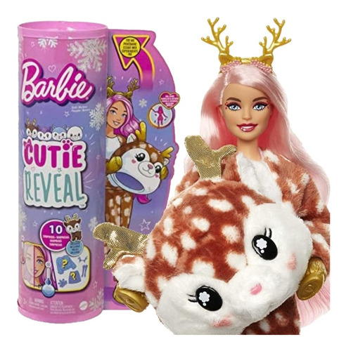 Barbie Cutie Reveal Snow Serie 3 Original Em