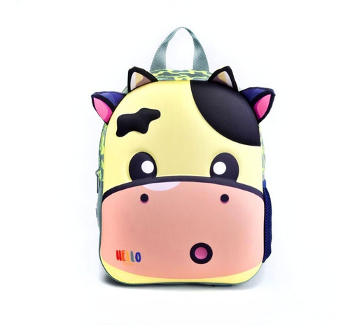 Mochila Vaca Jardin Termoformada  Escolar 28864 Mapleweb 