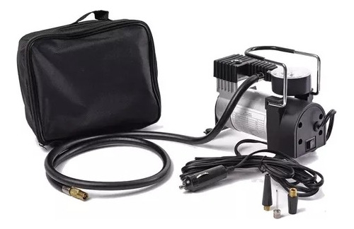 Compresor De Aire Cubierta Auto Camioneta 12v Metal Va037