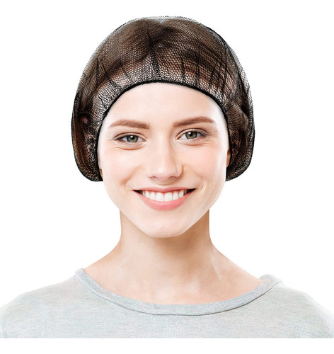 Paquete 100 Red Para Cabello Cocina Malla Elastica Unisex