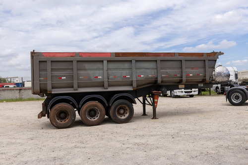 Carreta Básculante Rossetti 3 Eixos 25m3 C/ 12 Pneus P