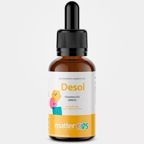 Matter Desol Kids Vitamina D3 En Gotas De 200 Ui 30ml Sfn