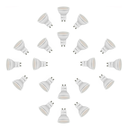 Lampara Led Dicroica 7w 560 Lm Gu10 Frio Calido 220v Packx20