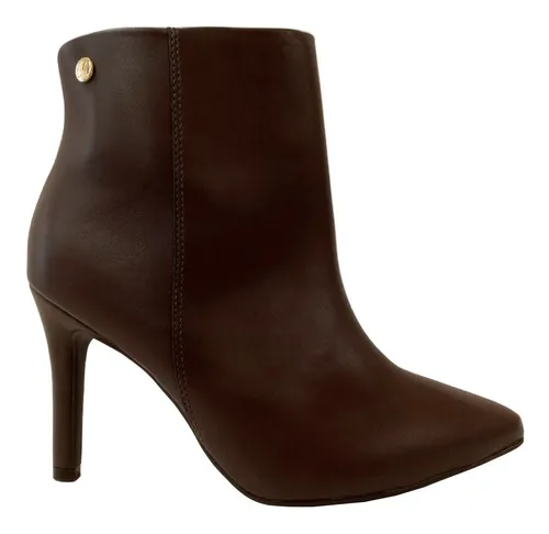 Bota Cano Curto Bico Fino Salto Fino Vizzano Feminina Frete gr tis