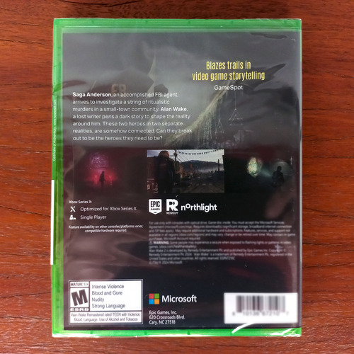 Alan Wake 2 Xbox Series X Midia Fisica Lacrado - 419 Em 1x (Usado)