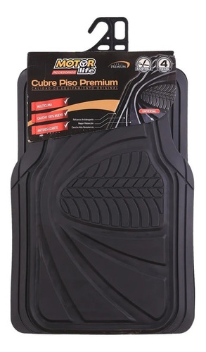 Cubre Piso Autos Premium2 Set De 4 Piezas Motorlife // Ecban
