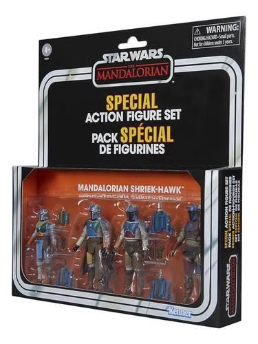 Mandalorian Shriek Hawk Star Wars Vintage 3.75 Hasbro 4 Pack