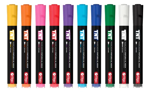 Marcador Permanente Filgo Tnt X10