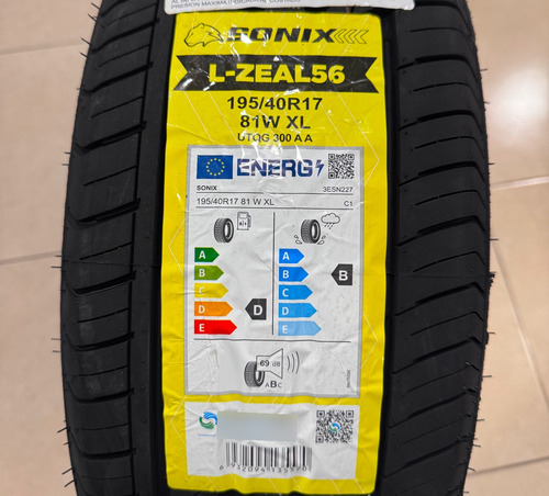 Llanta 195/40r17 81w Xl Sonix L-zeal56 W