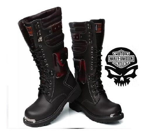 bota punk masculina