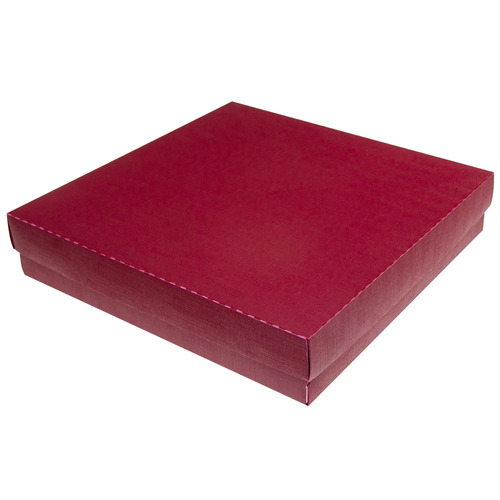 Caixa De Presente Linho Natalina Vermelha - Dello