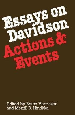 Libro Essays On Davidson: Actions And Events - Bruce Verm...