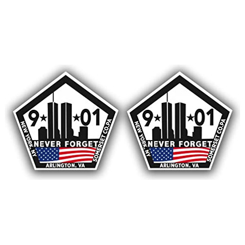 Sticker De Kramer 9/11 V2 Nunca Olvidar 9 11 Memorial C...