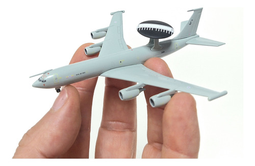 Miniatura Diecast 1/500, Avión Boeing E3d Sentry Raf, Herpa