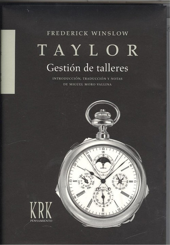 Libro Gestión De Talleres - Winslow Taylor, Frederick