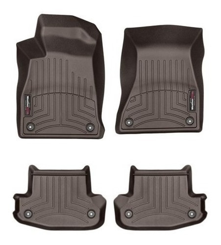 Tapetes Uso Rudo Weathertech Audi A4 2017-2019-1ra+2da Filas