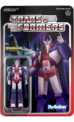 Figura Transformers Alpha Trion Reaction Super7 Orig. Replay