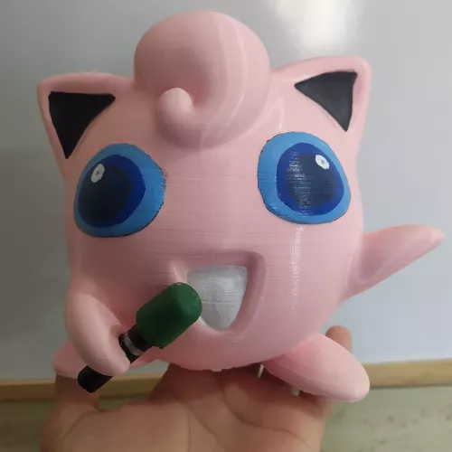 Jigglypuff Pokémon Estátua Decorativa Fofo E Leve Plástico - R$ 100