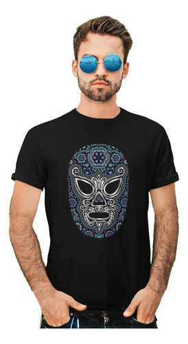 Playera Luchador Huichol/ Colores/ Caballero, Dama Y Niño