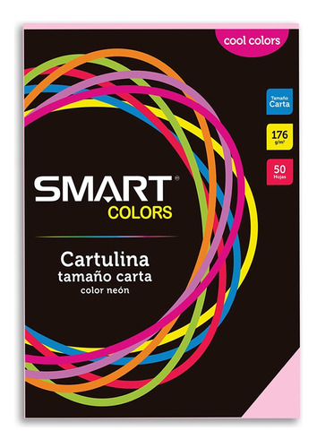 Hojas Opalina De Colores Smart Carta Cartulina Rosa Pastel