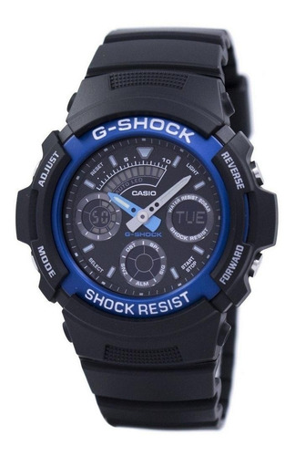 Relógio G-shock Aw-591-2adr Preto/azul