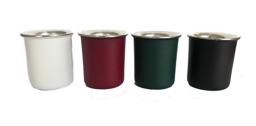 Mate Termico Acero Inoxidable Con Bombilla De Colores Color Negro