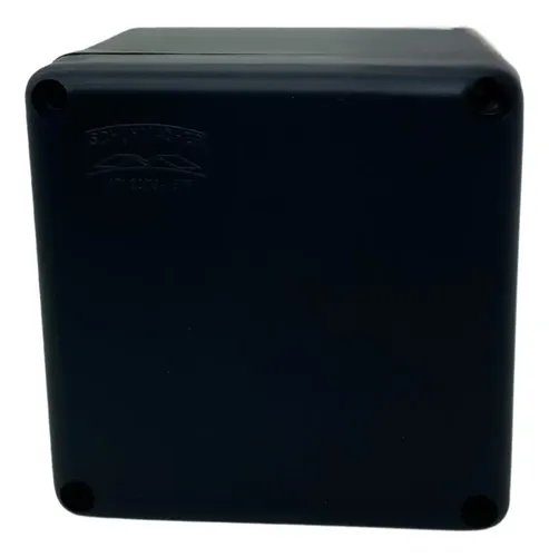 Caixa de Passagem Plástica Preta IP44 90x90x70mm Schuhmacher