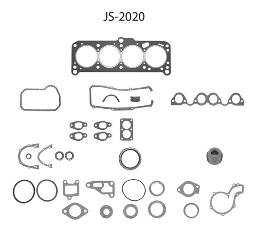 Kit Juntas Volkswagen Transporter 215 1972-1973 1.7v 4h