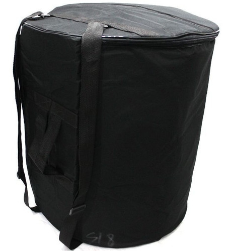 Capa Bag Para Surdo De Bateria 18 X 45 Acolchoado Cor Preto