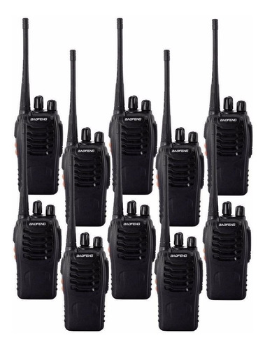 Pack 10 Radio Transmisor Baofeng Mod. Bf­888s Walkie Talkie