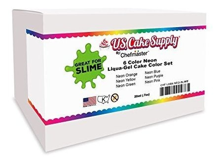 Kit De Decoracion Para Slime De 6 Colores No Toxico Lavable