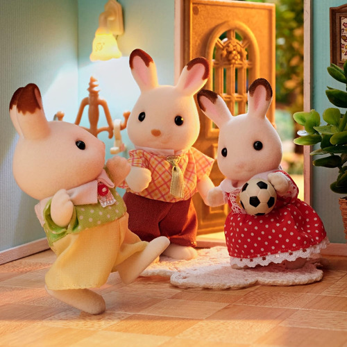 Familia Conejos Chocolate Sylvanian Families Ternurines