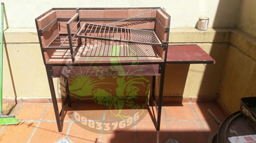 Parrillero Modelo Completo Alto Calidad Doble Aa