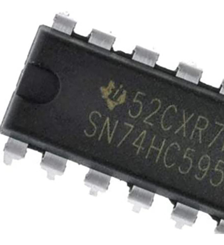 40 Unidades Ic 74hc595 74hc595n Sn74hc595n Dip-16 Logic-shif