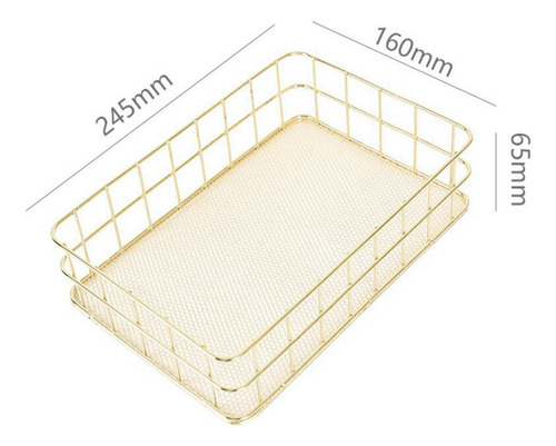 Paquete De 2 Bandejas De Malla Para Cosméticos, Joyería