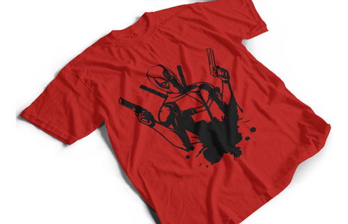 Camiseta Algodón Para Adulto Con Estampado De Deadpool