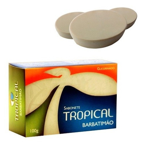 Imagem 8 de 10 de 24 Sabonete Tropical Aroeira Argila Geleia Barbatimão Acne