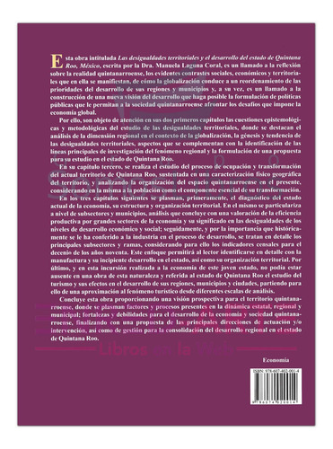 Las Desigualdades Territoriales Y El Estado De Quintana Roo