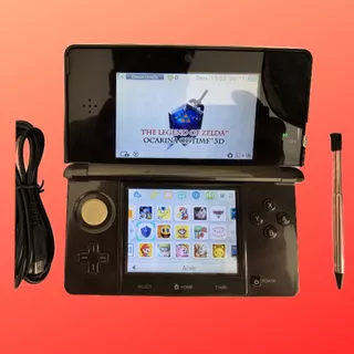 Nintendo 3ds Original 32 Gb + Lapiz + Cargador +20 Juegos