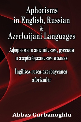 Libro Aphorisms In English, Russian & Azerbaijani Languag...
