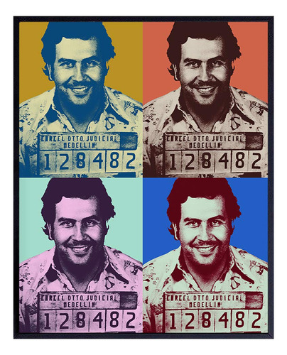 Foto Policial De Pablo Escobar - Decoración De Arte Po...