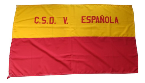 Bandera Club Villa Española, De Buena Calidad, Grande