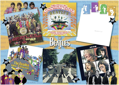 Juego De Rompecabezas Ravensburger The Beatles: Albums 1967-